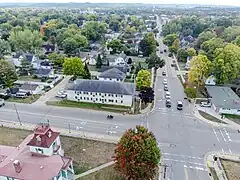 WIS&nbsp;21 turns through downtown Sparta