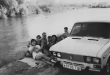 Image 11A group of youth in Uzbekistan, 1995 (from History of Uzbekistan)