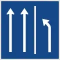 Sign 223.3-50 – 223.3-52Vacate the shoulder