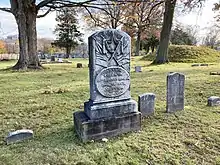 Civil War Soldier's gravestone (November 2021)
