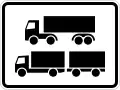 Single- and double-trailer semis
