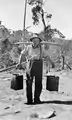 Collecting water near Moscow Villa. Circa 1951